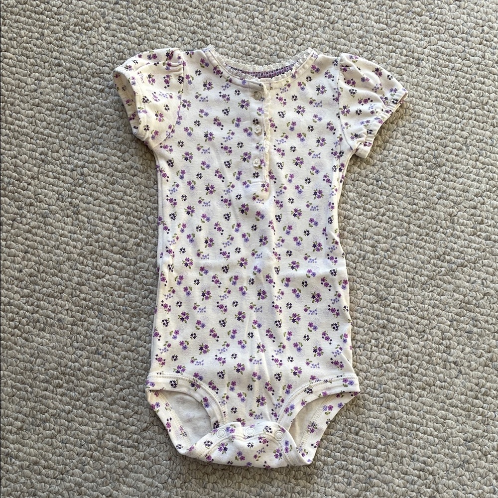 Toddler Carter’s Floral Onesie